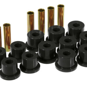 Prothane 73-87 GM Rear Spring & Shackle Bushings (w/ 1.75in Bushings) - Black - 7-1008-BL